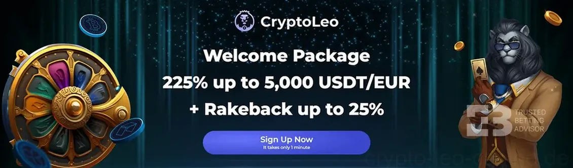 Cryptoleo Casino Willkommen